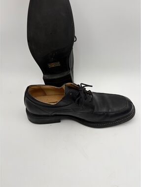 RJ Colt Collection Men's 12m Black Leather Dress Shoes Dress Or Casual